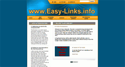 Desktop Screenshot of easy-links.info