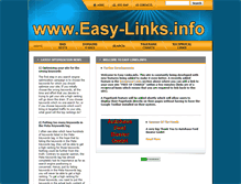 Tablet Screenshot of easy-links.info